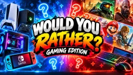 Neon Gaming Would You Rather Poster.webp